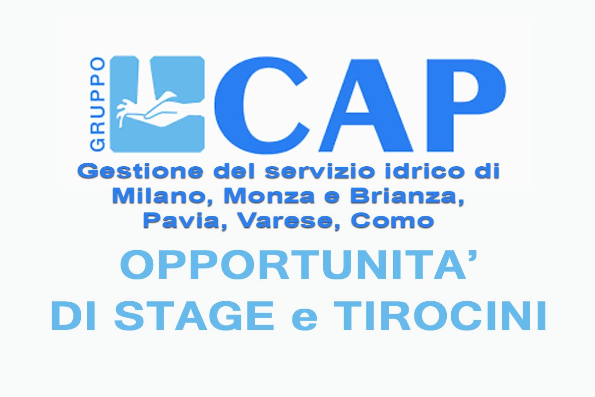 Gruppo CAP: opportunitÃ  di STAGE