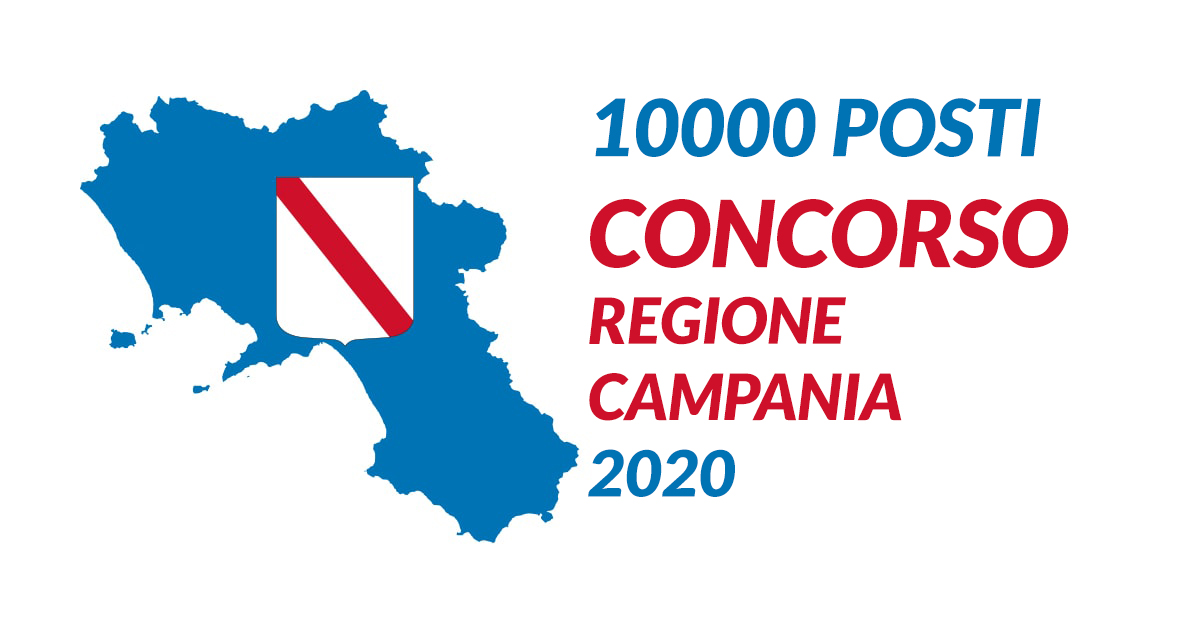 10000 posti CONCORSO REGIONE CAMPANIA 2020
