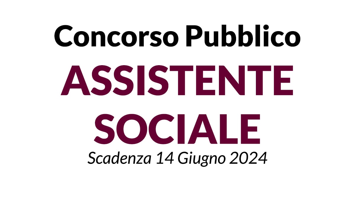 ASSISTENTE SOCIALE CONCORSO PUBBLICO A TEMPO INDETERMINATO BERGAMO1