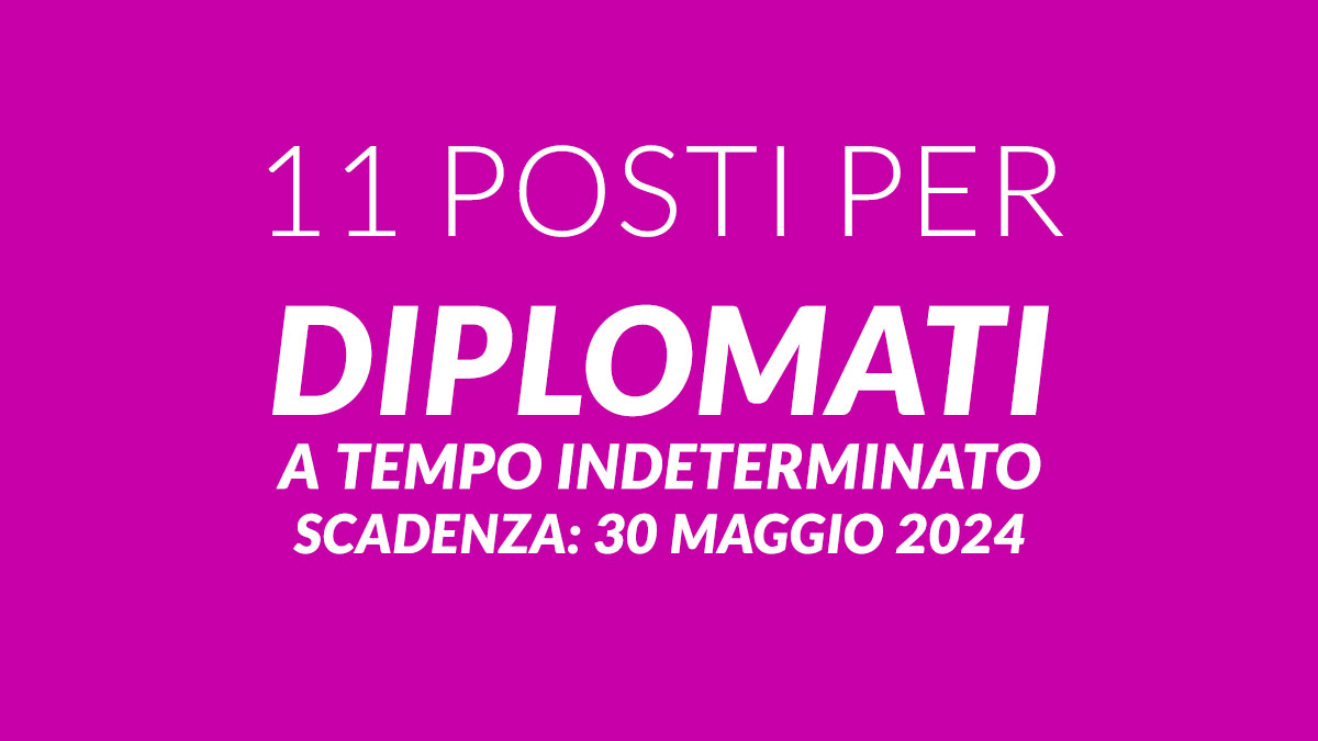 11 posti per DIPLOMATI concorso pubblico 2024 per ASSISTENTI AMMINISTRATIVI presso azienda sanitaria