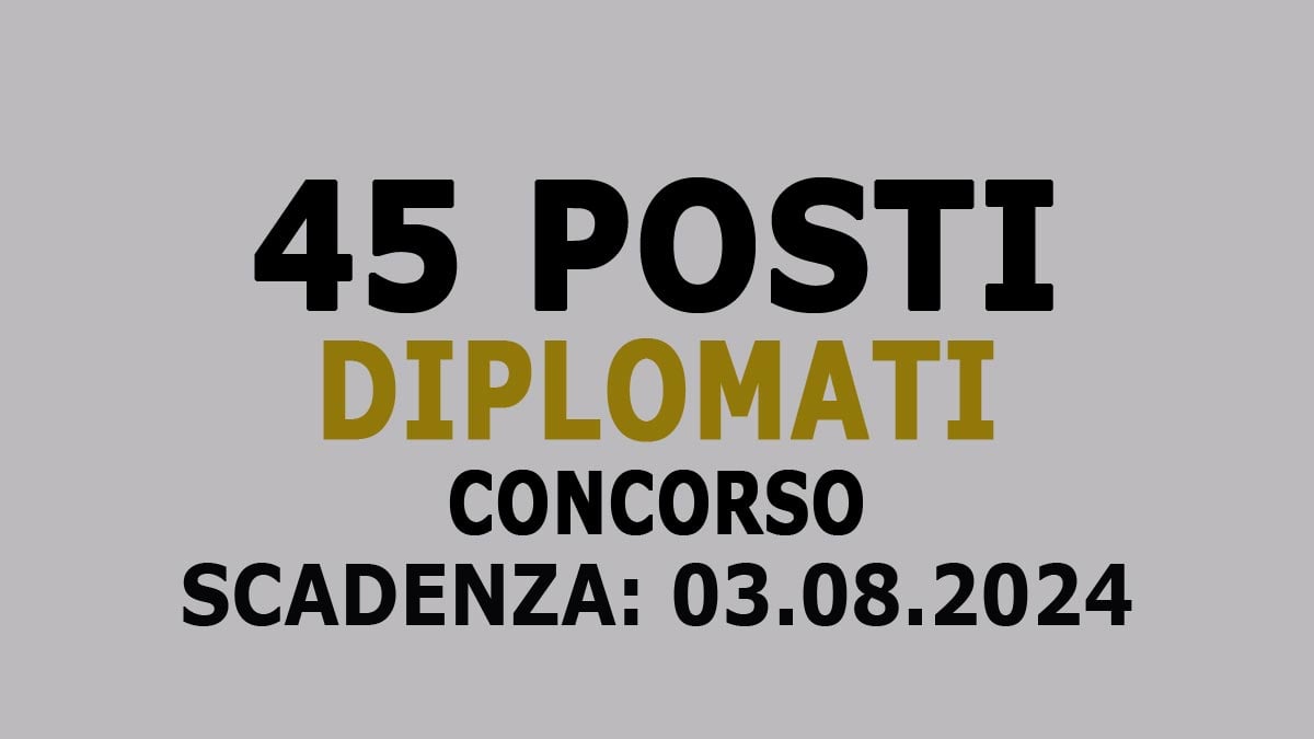 45 DIPLOMATI CONCORSO PUBBLICO A TEMPO INDETERMINATO PROFILO PROFESSIONALE DI ISTRUTTORE DI VIGILANZA LUGLIO 2024, BANDO COMPLETO