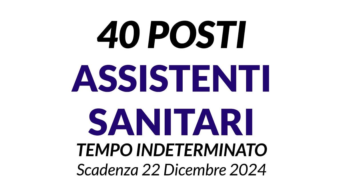 40 POSTI ASSISTENTE SANITARIO AGENZIA DI TUTELA DELLA SALUTE MILANO