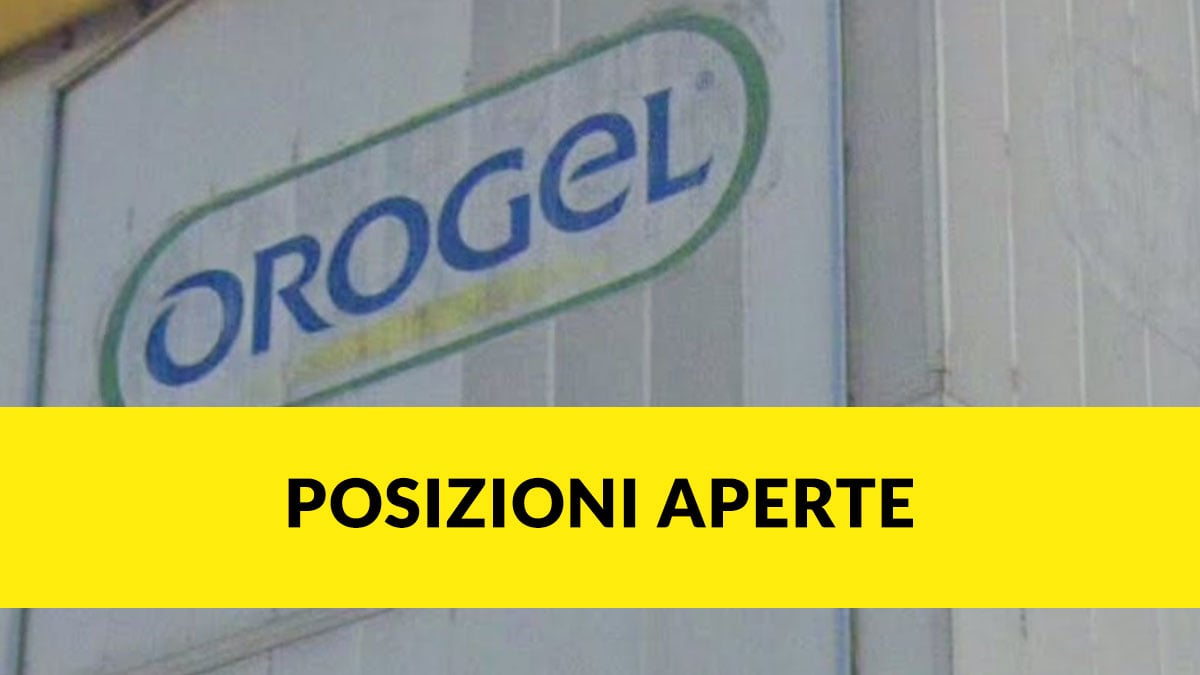 OROGEL LAVORA CON NOI 2024 2025, come inviare la candidatura
