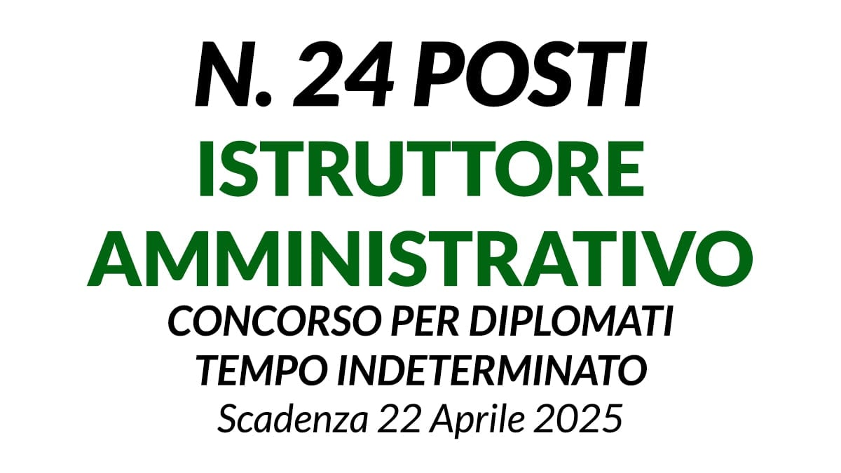 24 POSTI ISTRUTTORE AMMINISTRATIVO, CONCORSO PER DIPLOMATI AL COMUNE DI BRESCIA