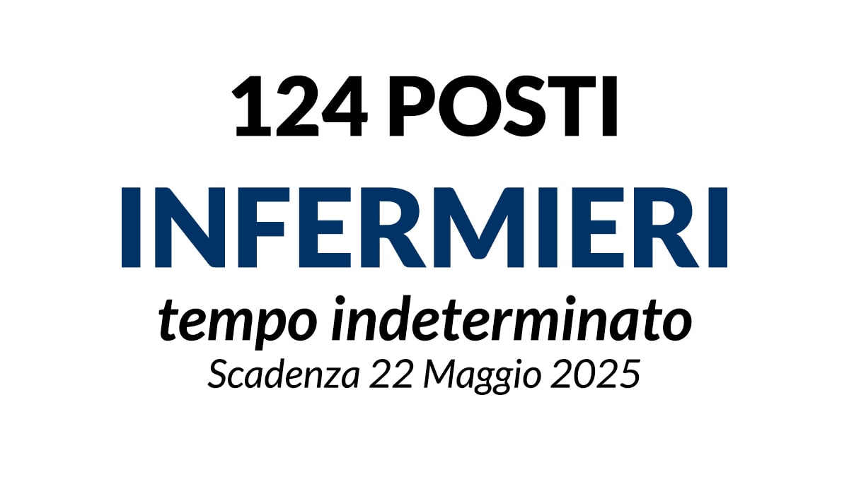 124 posti INFERMIERE, concorso a tempo indeterminato AZIENDA OSPEDALIERA DI PERUGIA
