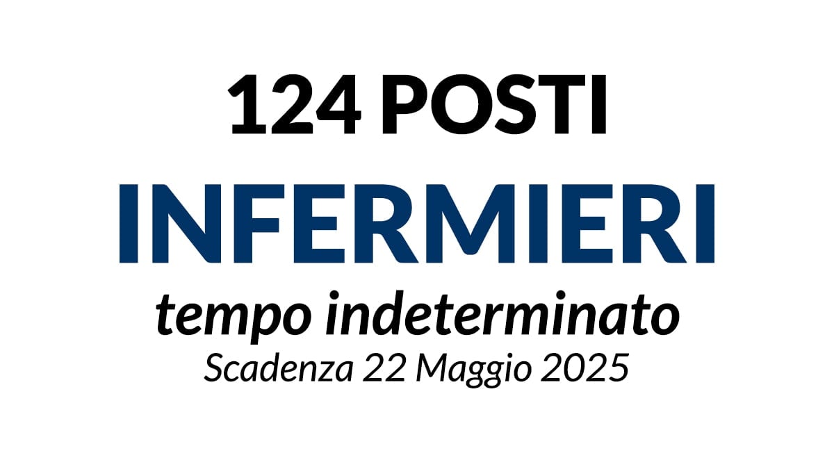 124 posti INFERMIERE, concorso a tempo indeterminato AZIENDA OSPEDALIERA DI PERUGIA