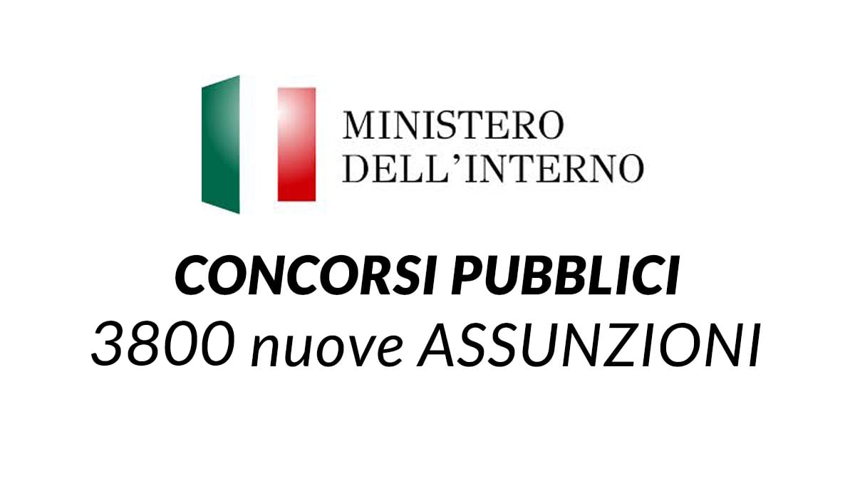 Oltre 3800 Assunzioni in Arrivo per Diplomati, Laureati e Licenza Media: Concorsi Ministero Interno 2025-2027. Tutte le Novità dal PIAO
