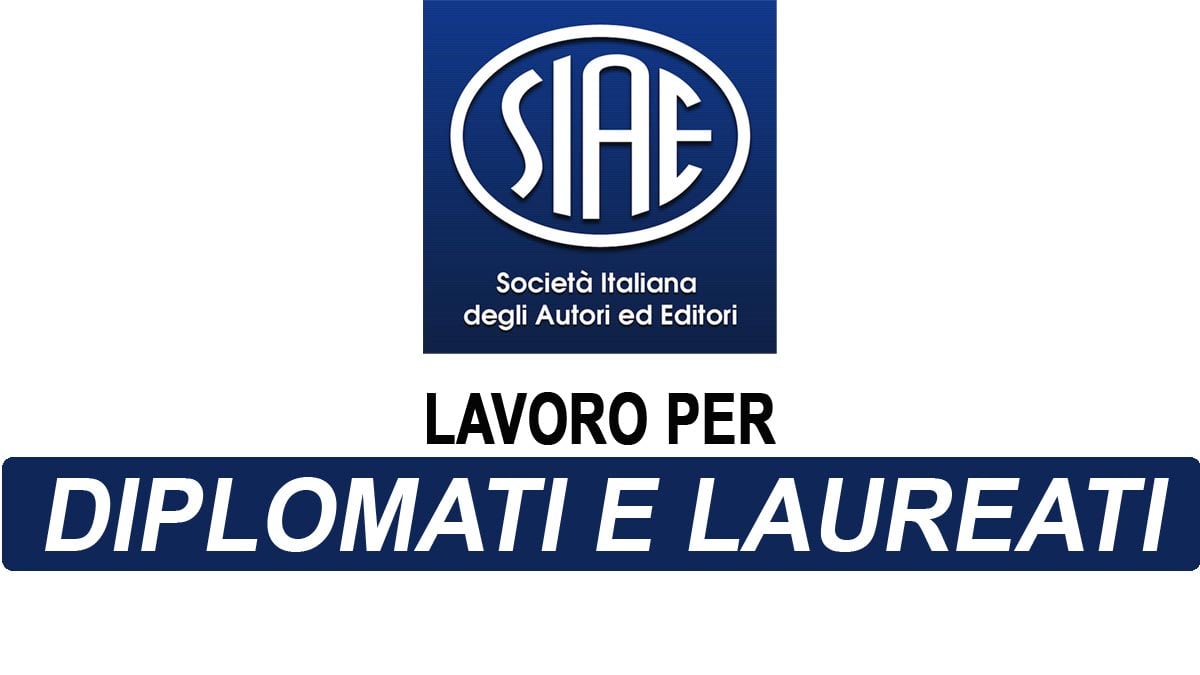 LAVORARE IN SIAE, POSIZIONI APERTE COME TECNICI MUSICALI CON DIPLOMA O LAUREA 2025, SCOPRI COME CANDIDARTI