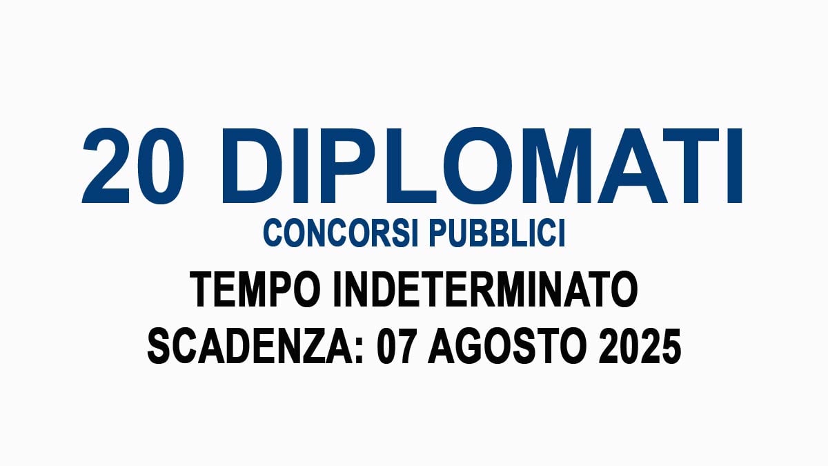 20 POSTI PER DIPLOMATI VARI PROFILI CONCORSI PUBBLICI A TEMPO INDETERMINATO REGIONE LOMBARDIA AGOSTO 2025, BANDI COMPLETI