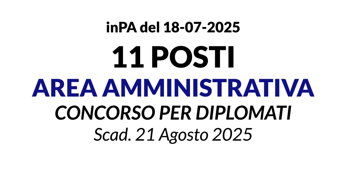 11 POSTI CONCORSO PER DIPLOMATI PRESSO NAPOLI COMUNE DI SAN GIORGIO A CREMANO