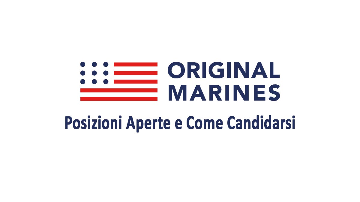 ORIGINAL MARINES POSIZIONI APERTE NEL SETTORE DELL'ABBIGLIAMENTO PER BAMBINI E RAGAZZI, LAVORA CON NOI 2026