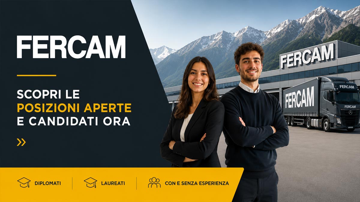 LAVORO PER DIPLOMATI E LAUREATI, FERCAM POSIZIONI APERTE CON E SENZA ESPERIENZA LAVORA CON NOI 2026