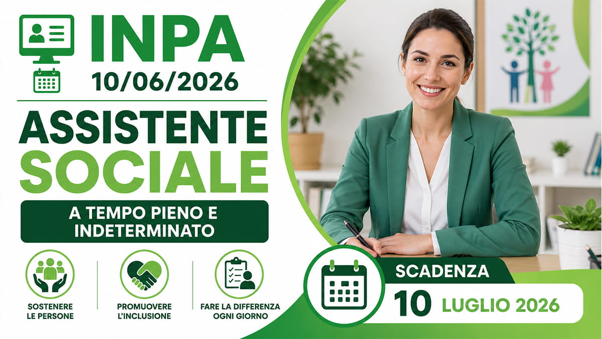 Concorso Assistente Sociale a tempo indeterminato presso ente comunale