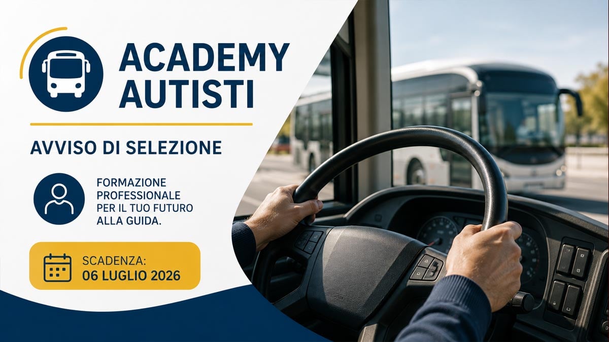 ACADEMY AUTISTI 2026 AVVISO DI SELEZIONE CORSO DI FORMAZIONE GRATUITO PER ASPIRANTI AUTISTI, REQUISITI RICHIESTI E COME PARTECIPARE