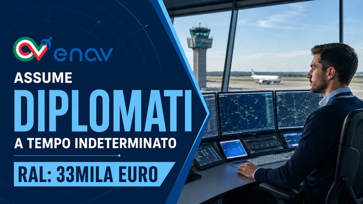 DIPLOMATI ENAV ENTE NAZIONALE DI ASSISTENZA VOLO ASSUME NUOVO PERSONALE, REQUISITI RICHIESTI E COME CANDIDARSI