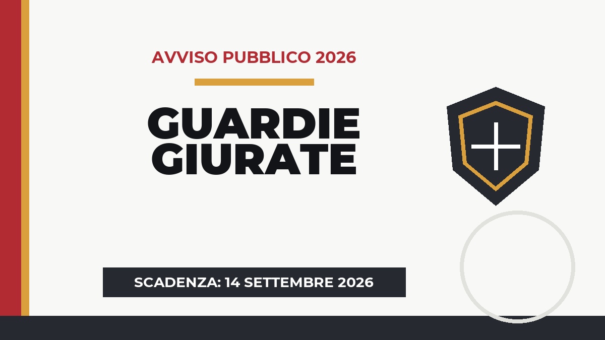 Guardie giurate: 2 incarichi presso l’IRCCS, avviso pubblico 2026 per Operatore Tecnico Specializzato Addetto Vigilanza