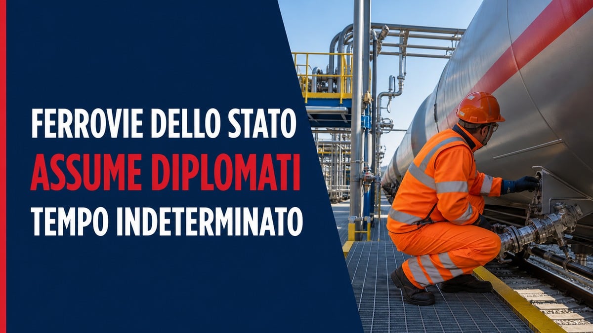 Ferrovie dello Stato assume diplomati come Addetti alle Rampe: tempo indeterminato