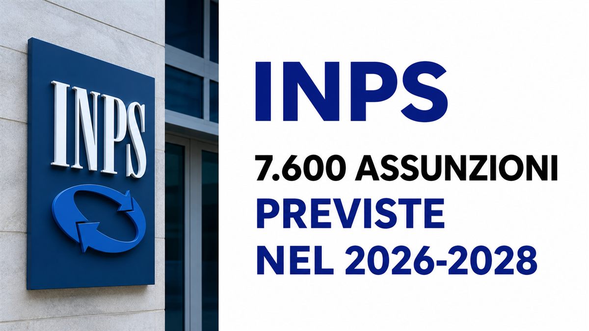Concorsi INPS 2026-2028: oltre 7.600 assunzioni previste, bandi pubblicati e prossime selezioni