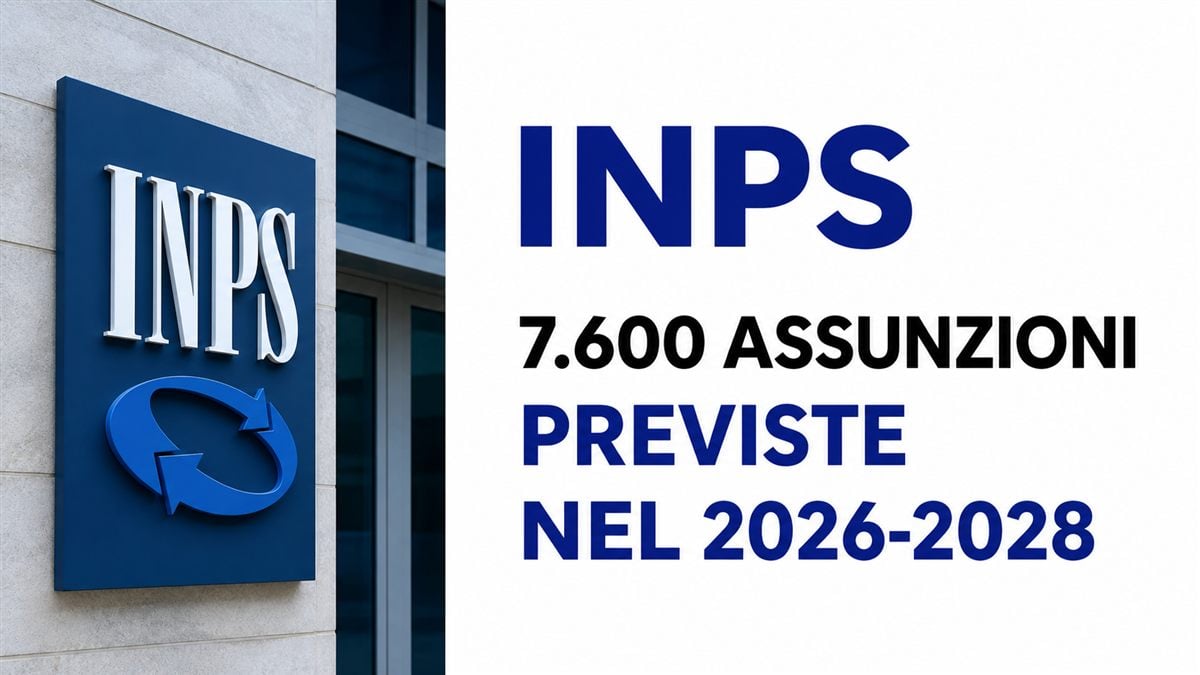 Concorsi INPS 2026-2028: oltre 7.600 assunzioni previste, bandi pubblicati e prossime selezioni