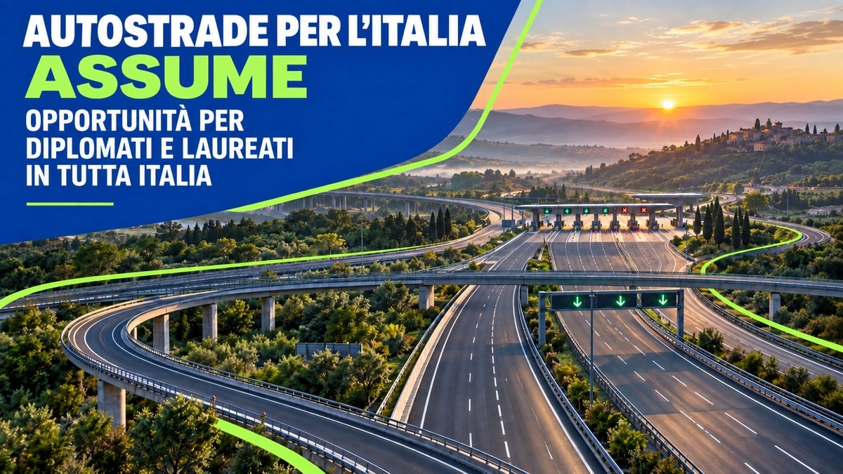 Autostrade per l’Italia assume in tutta Italia: nuove opportunità per diplomati e laureati