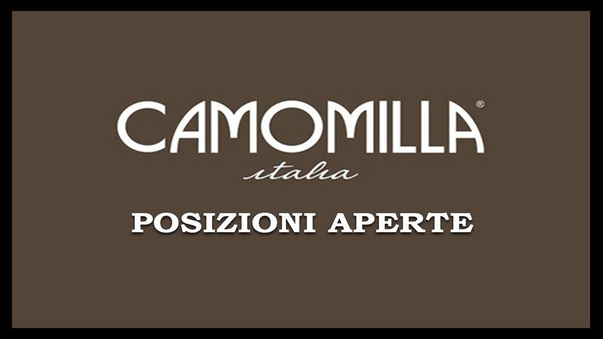 Camomilla Italia, posizioni aperte FEBBRAIO 2020