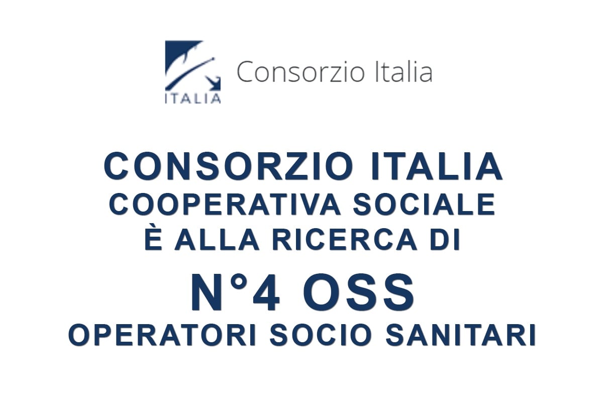 CONSORZIO ITALIA RICERCA OSS-Operatori socio sanitari