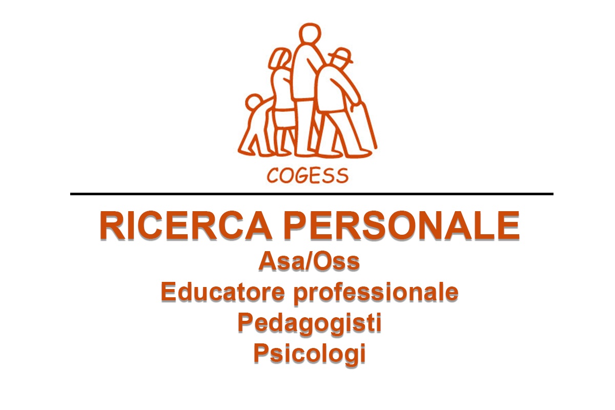 COGESS RICERCA  Asa/Oss, Educatore professionale, Pedagogisti, Psicologi