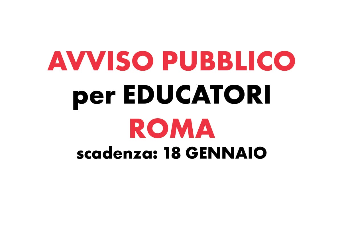 ASL ROMA CONCORSO per EDUCATORE