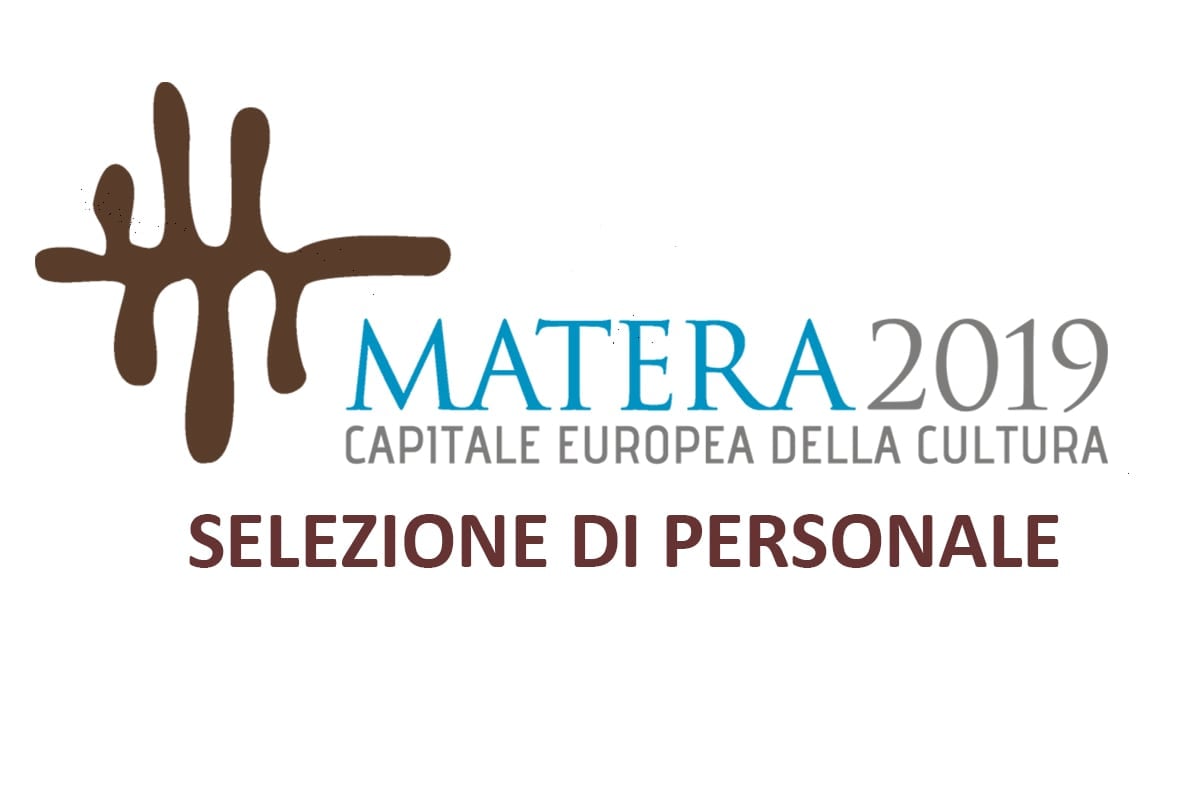 Matera 2019, selezione di personale
