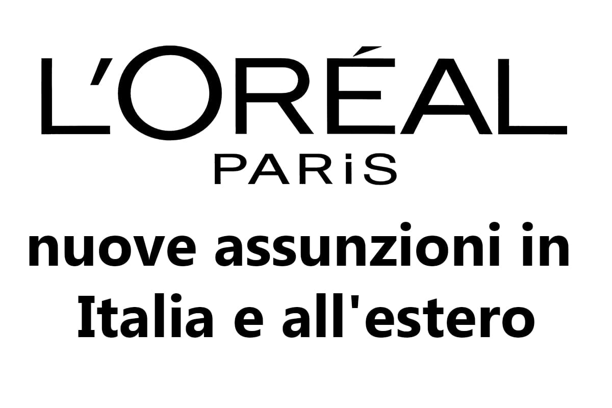L'Oréal assunzioni in Italia e all'estero