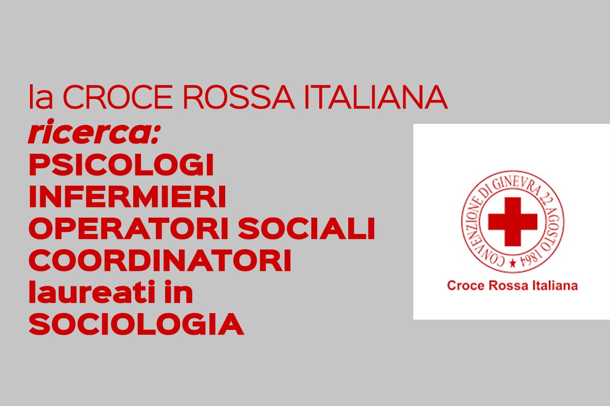 LAVORO Croce Rossa ITALIANA marzo 2018