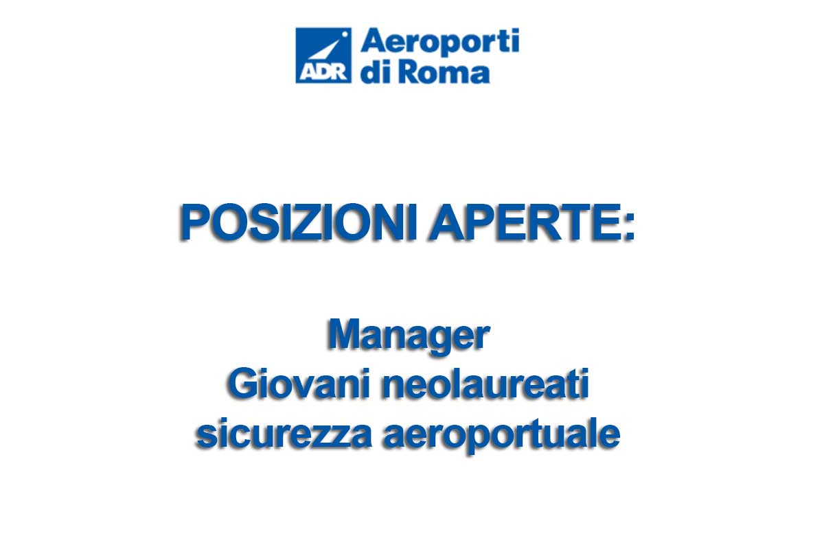 Aeroporti di Roma ricerca personale