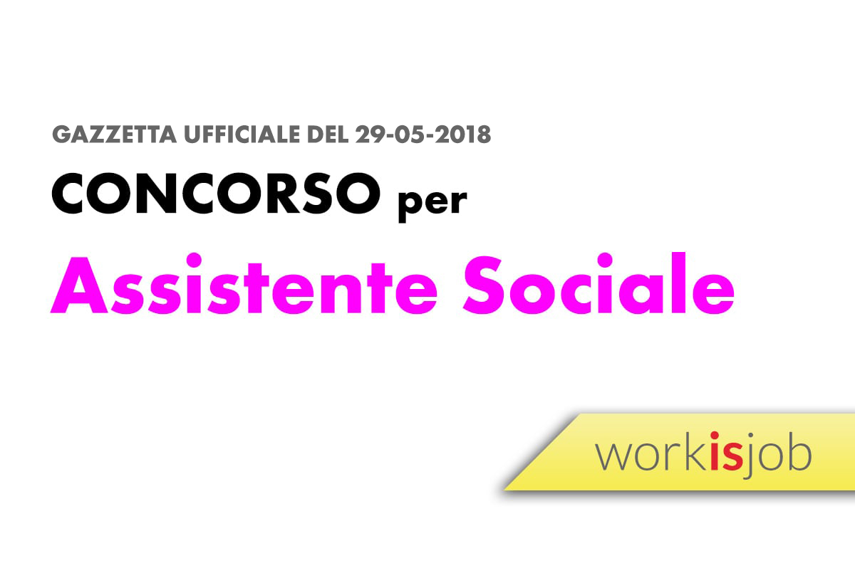 Provincia di ROMA, concorso mobilità per Assistente Sociale