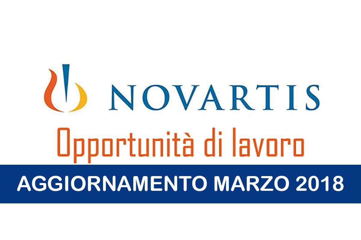 Novartis, opportunità di lavoro 2018