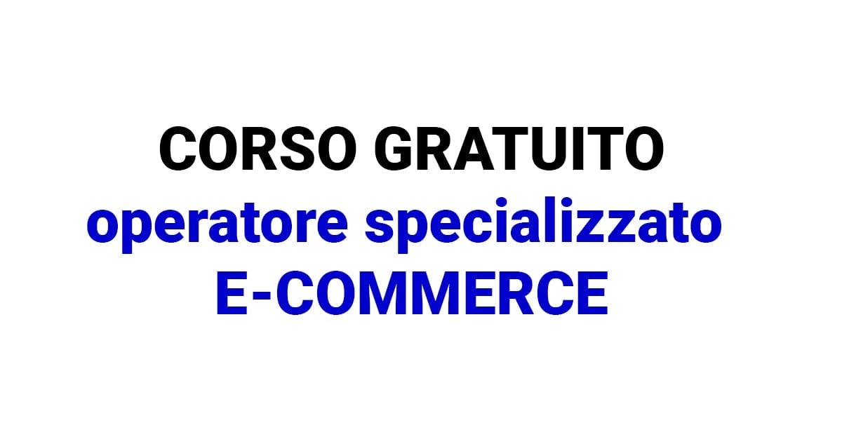 Palermo, corso gratuito per operatore specializzato e-commerce