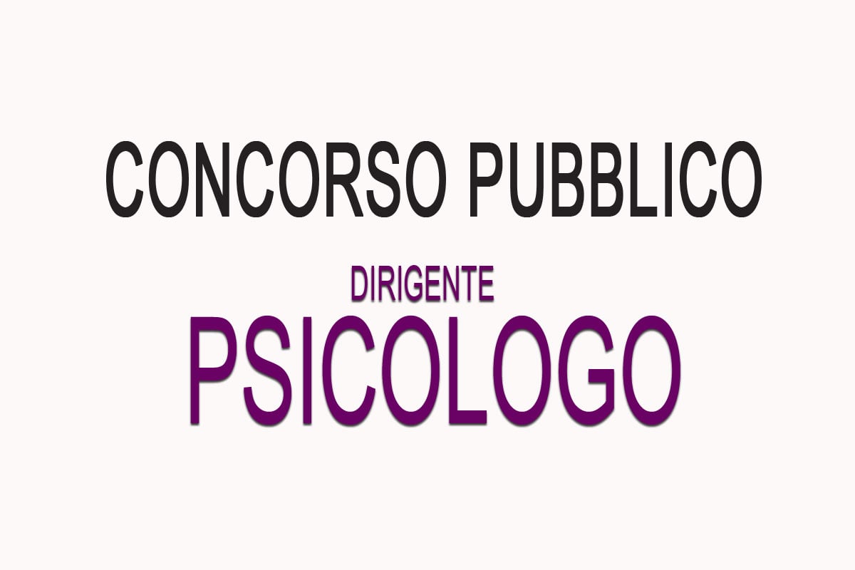 CONCORSO PUBBLICO PER DIRIGENTE PSICOLOGO - MANTOVA