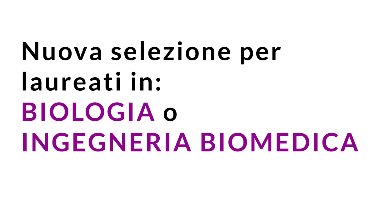 SDN Napoli ricerca laureati in BIOLOGIA o INGEGNERIA BIOMEDICA