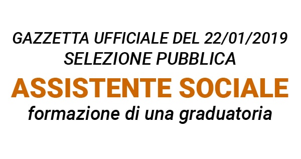 Selezione pubblica Assistenti sociali Comune di Rimini