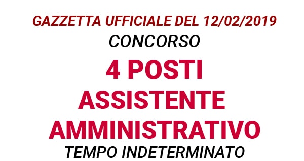 Concorso 4 posti Assistente Amministrativo AZIENDA OSPEDALIERA FEDERICO II DI NAPOLI
