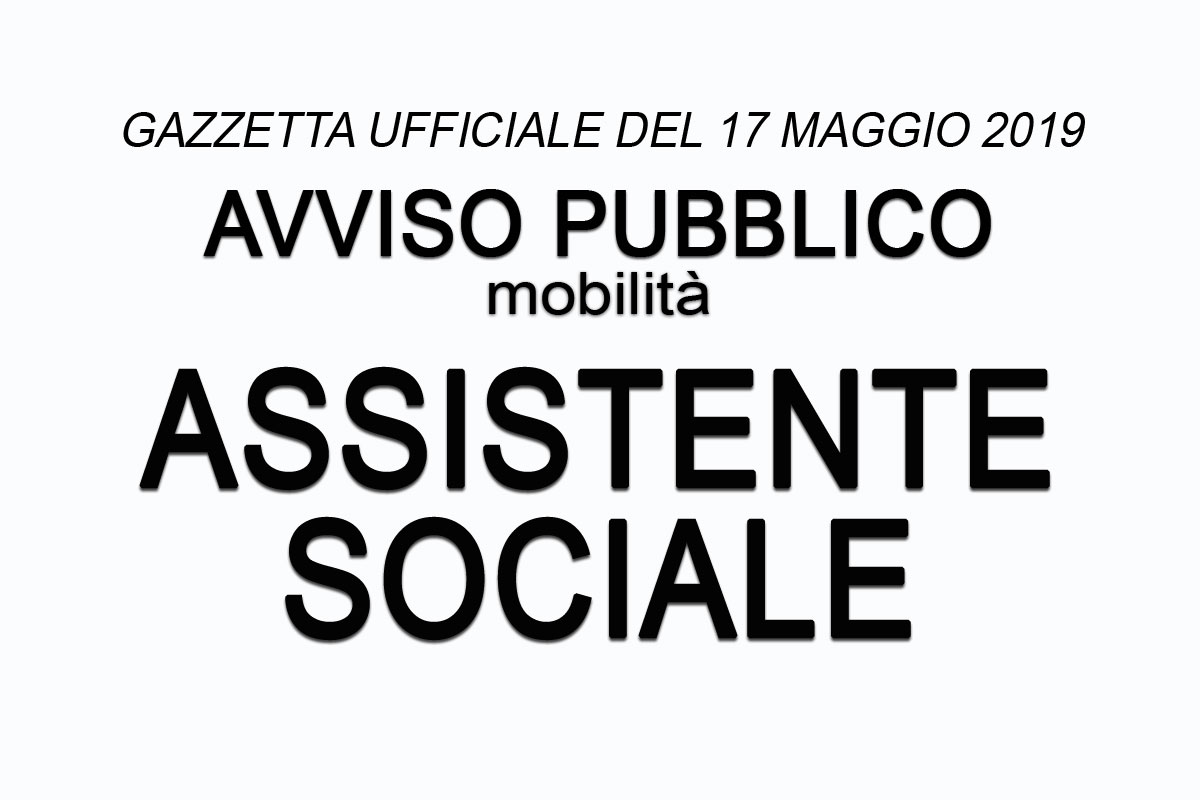 COMUNE DI BRUGHERIO (MB): mobilità per ASSISTENTE SOCIALE