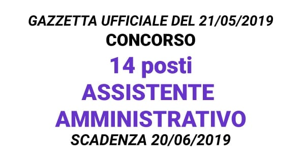 Concorso 14 posti Assistente Amministrativo Azienda ULSS 3 Serenissima
