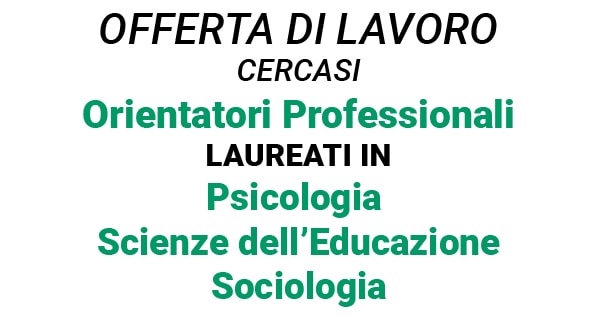 Cooperativa Sociale Apriti Sesamo ricerca laurati in Psicologia, Scienze dell’Educazione, Sociologia