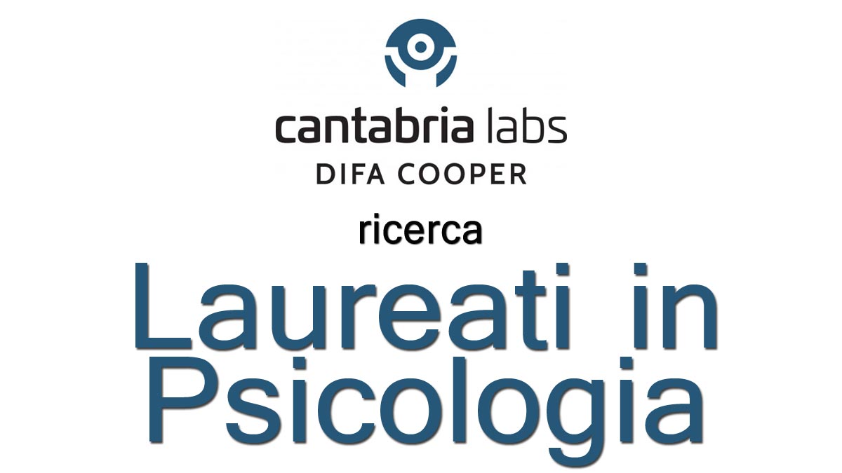 Cantabria Labs Difa Cooper ricerca LAUREATI in PSICOLOGIA