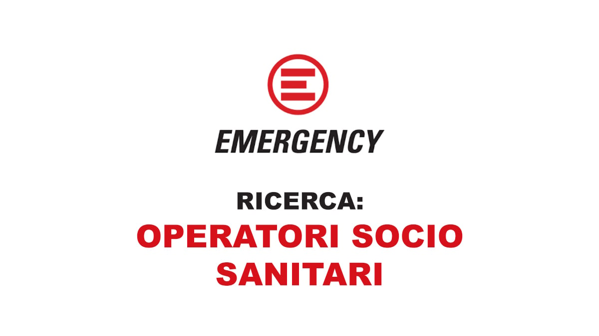 OPERATORI SOCIO SANITARI lavorare in EMERGENCY Covid-19