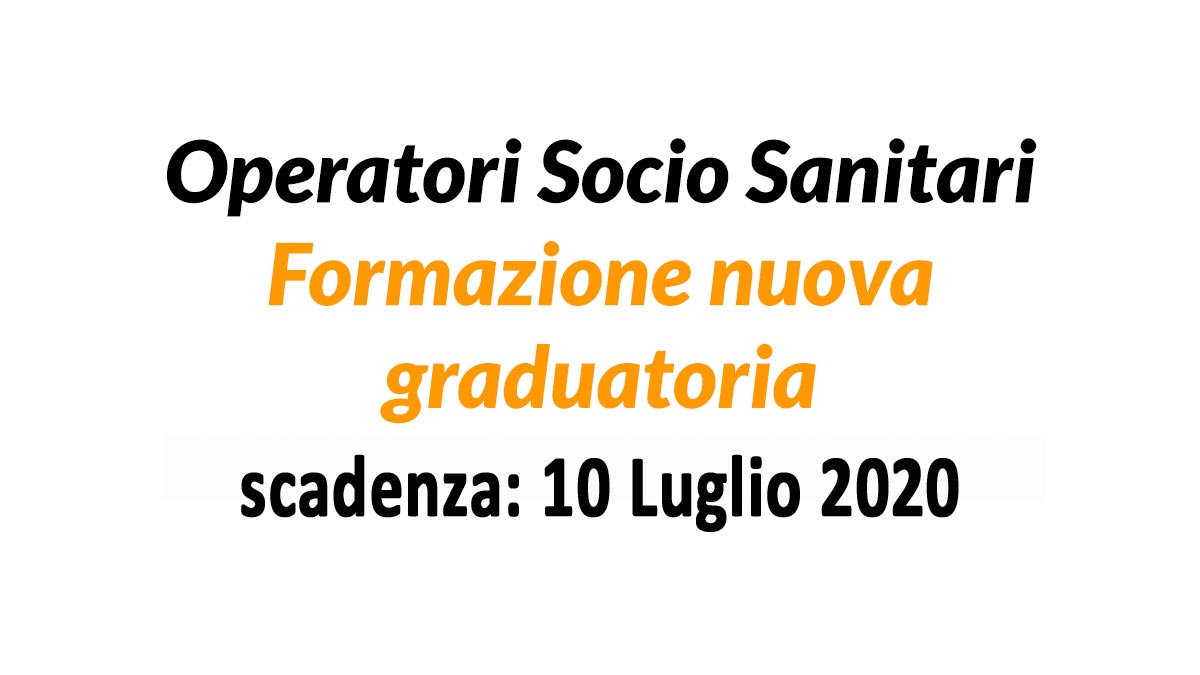 OSS nuova graduatoria 2020 Piacenza GU n.47 del 19-06-2020