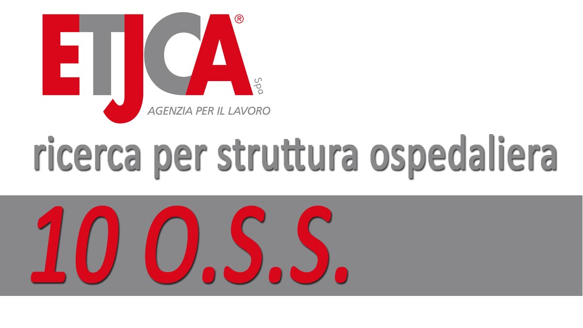 Etjca ricerca 10 OSS Operatori Socio Sanitari - Teramo