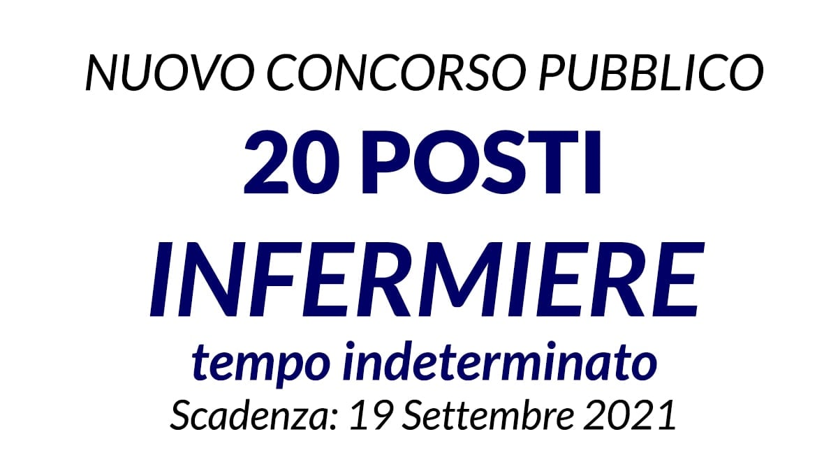 Concorso 20 posti Infermiere ASL VCO Piemonte