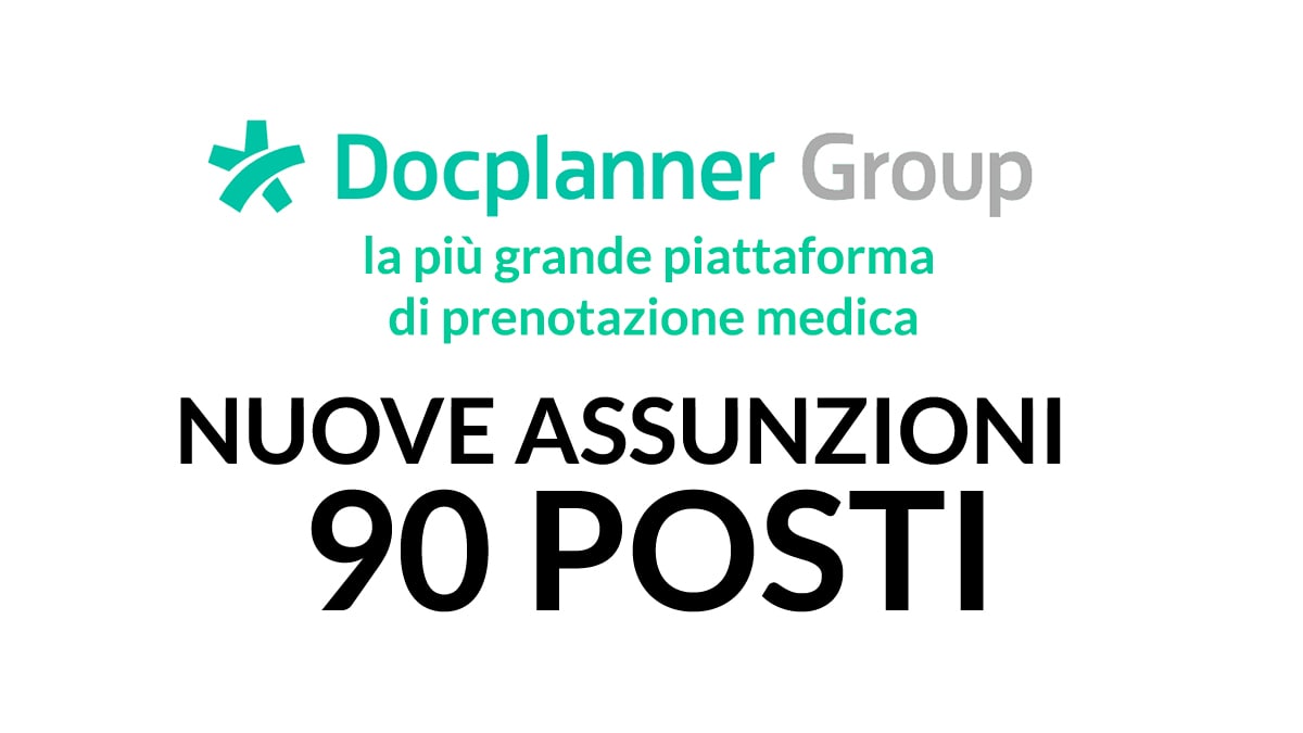 90 nuove assunzioni per Docplanner Group la più grande piattaforma di prenotazione medica