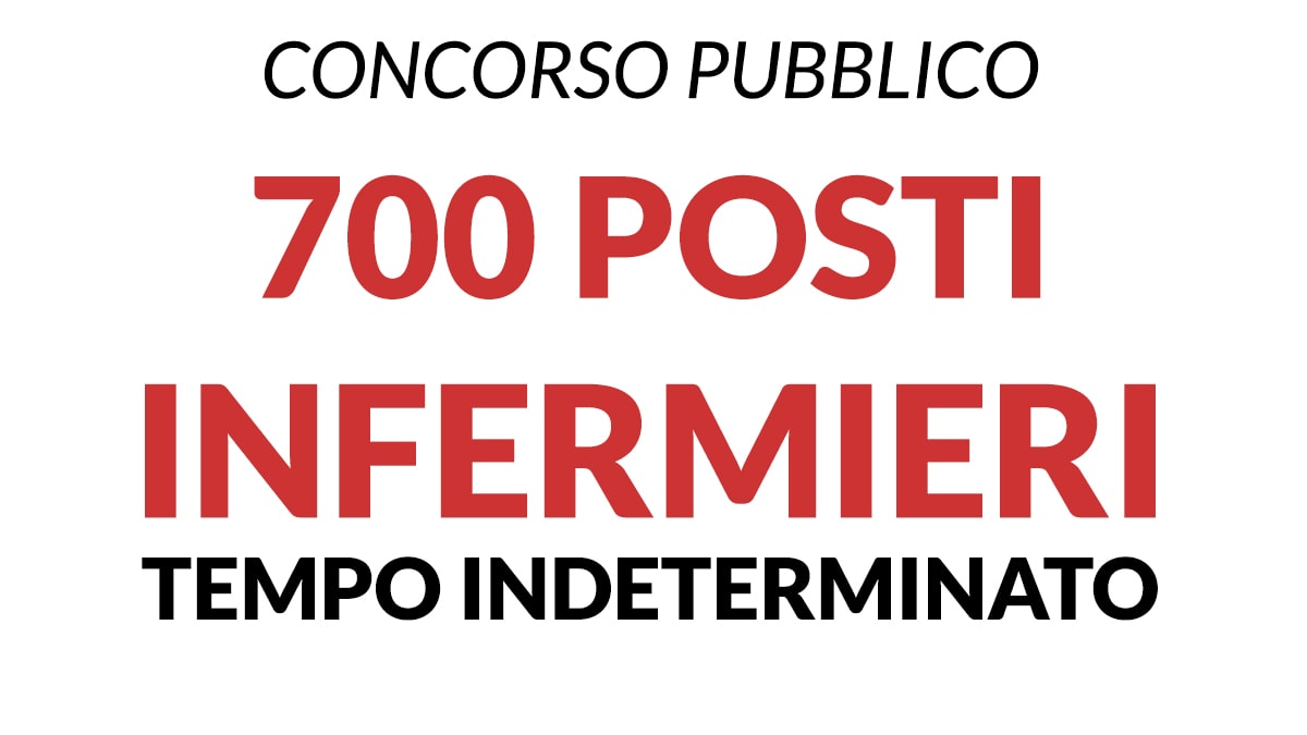 Concorso 700 posti INFERMIERE presso ASL Liguria, pubblicato il bando in GAZZETTA