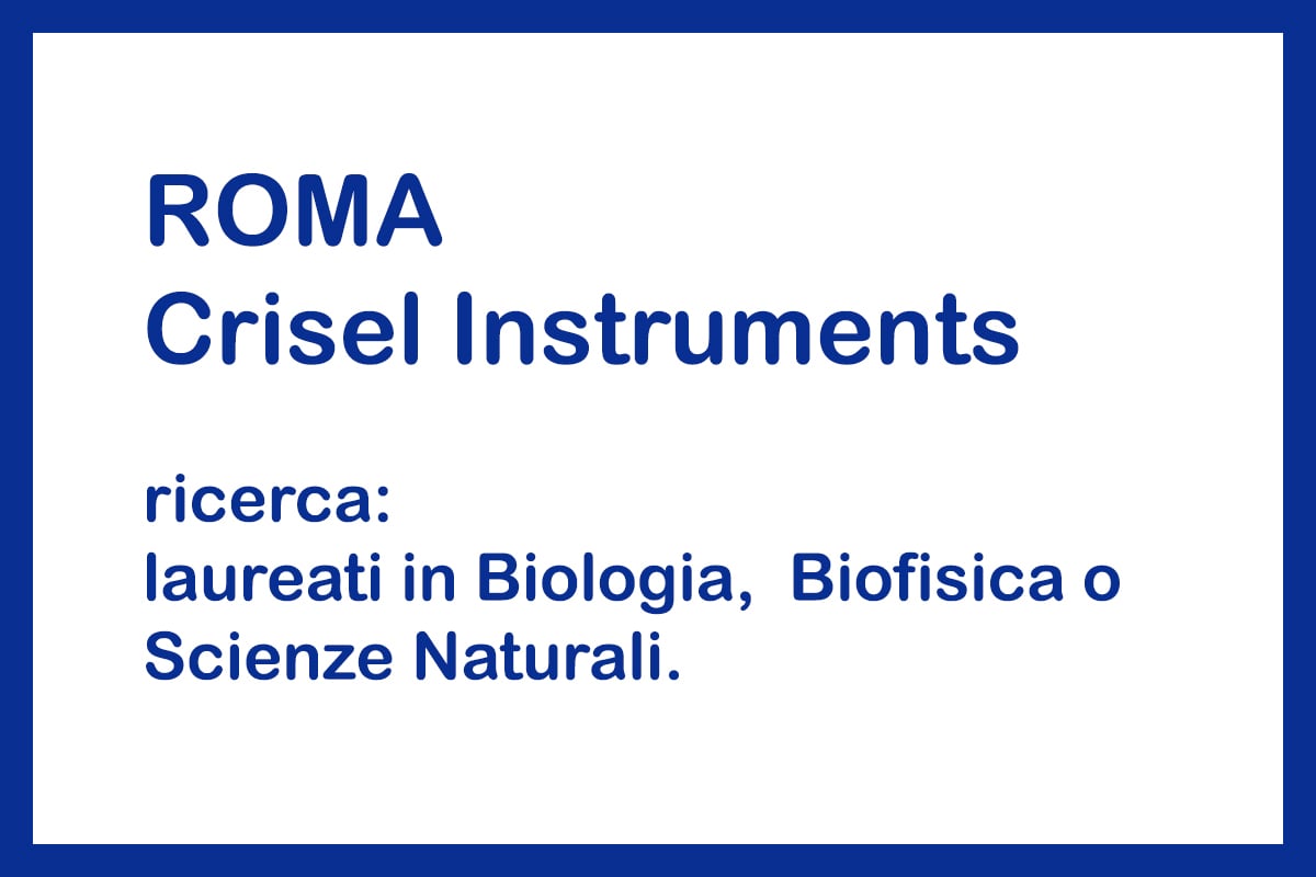 ROMA lavoro per laureati in Biologia,  Biofisica o Scienze Naturali.